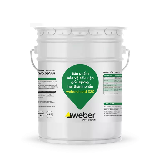 Chống thấm kháng hóa chất gốc Epoxy Webershield 320 – Part A
