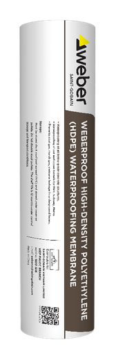 Màng chống thấm tự dính Weberproof HDPE - trải trước