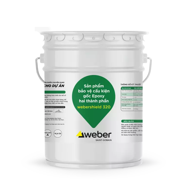 Chống thấm kháng hóa chất gốc Epoxy Webershield 320 – Part B