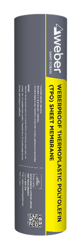 Màng chống thấm tự dính  Weberproof TPO - trải trước